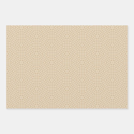 Moderne Gingham Patter Wrapping Papiervellen Inpakpapier Vel (Voorkant)
