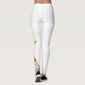 Moderne Giraffe Leggings door kunstenaar Kim Guthr (Achterkant)