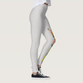 Moderne Giraffe Leggings van kunstenaar Kim Guthri (Rechts)