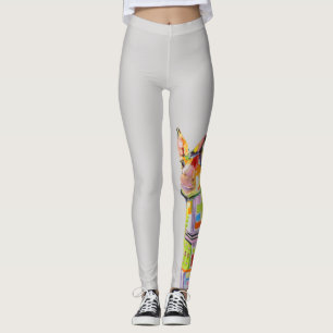 Moderne Giraffe Leggings van kunstenaar Kim Guthri