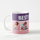 Moderne, girale multi-foetscripttrendbestvrienden koffiemok (Links)