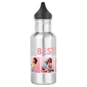 Moderne, girale multi-foetscripttrendbestvrienden waterfles  (Links)