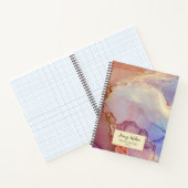 Moderne Girly College Sujets Carnet Spiral (Intérieur)