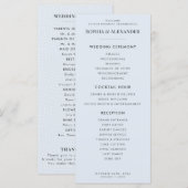 Moderne Glaciale Blauw & Vervormd Raster Programma (Voorkant / Achterkant)