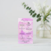 Moderne Glam Iridescent Nails Application Guide B Visitekaartje (Staand voorkant)