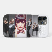 Moderne Glam Preppy Fotocollage Case-Mate iPhone Case (Achterkant (horizontaal))