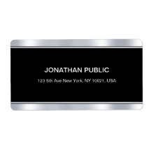 Moderne Glamour Zwart Zilver Elegante Sjabloon