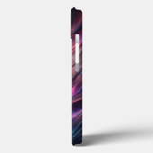Moderne glasvezel Flow Phone Case - Levendig Blauw (Achterkant / Links)