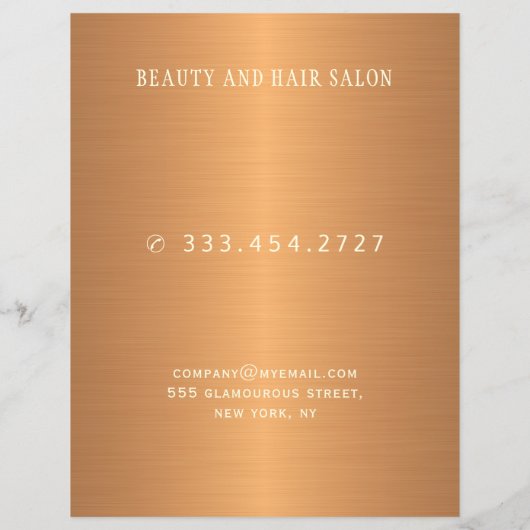 Moderne glazen goudblauw abstracte glitter-prijsli (Achterkant)