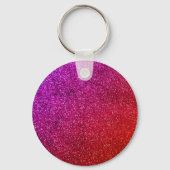 Moderne glitter achtergrond sleutelhanger (Achterkant)