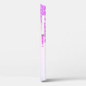 Moderne Glitter Drips,Ombre,Monogram Aardbei Case-Mate iPhone Case (Achterkant / Links)