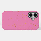 Moderne Glitter Goud Roze Case-Mate iPhone Case (Achterkant (horizontaal))