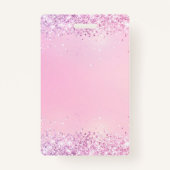 Moderne Glitter Paarse (imiteren) badge (Achterkant)