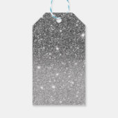 Moderne Glitter Sparkles Persoonlijk Cadeaulabel (Achterkant)