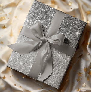 Moderne Glitter Sparkles Persoonlijk Cadeaupapier