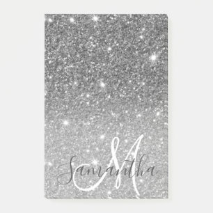 Moderne Glitter Sparkles Persoonlijk Post-it® Notes