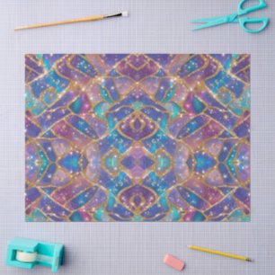 Moderne glitters opaal pastelkleuren tissuepapier