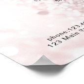 Moderne glitters prijslijst Poster (Hoek)