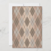 MODERNE GOLD DIAMONDS BACHELOR INVITATION PARTI (Dos)