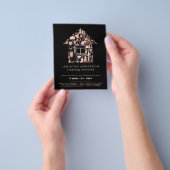 Moderne Gold- en Roos Gold-reinigingsdiensten Flyer (Hand)