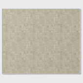 Moderne Gold Geometric Pattern Kerstmis Cadeaupapier (Vlak)