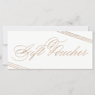 Moderne Gold Gift Voucher 50 voor fotografie