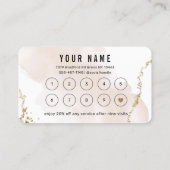 Moderne Gold-logo Visitekaartje (Achterkant)