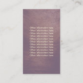 Moderne Gold Monogram driehoek Logo Visitekaartje (Achterkant)