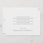 Moderne Gold Multi Photo Collage - Aangepast Baby  Bedankkaart (Achterkant)