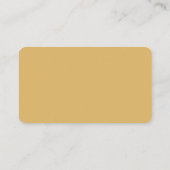 Moderne Gold & White Simple Script RSVP Informatiekaartje (Achterkant)