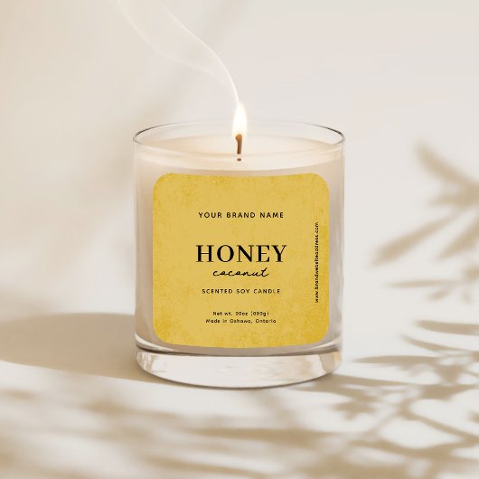 Moderne Golden Rustic Étiquette