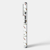 Moderne Golf Golfer Club Ball Pattern Wit Case-Mate iPhone Case (Achterkant / Links)