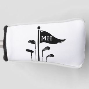 Moderne golfclubs Creëer uw eigen Initialen Golfheadcover