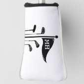Moderne golfclubs Creëer uw eigen Initialen Golfheadcover (Draai 90)