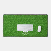 MODERNE GOLFER MONOGRAM NAAM GRAS GROEN BUREAUMAT (Keyboard & Muis)