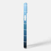 Moderne golflengte die Blauwe gradiënt plant Case-Mate iPhone Case (Achterkant / Rechts)