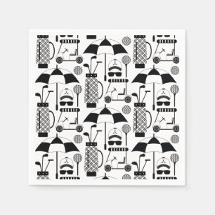 Moderne golfuitrusting en Accessoires Patroon Servet