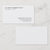 Moderne gothique noir blanc Carte de visite attray (Devant / Derrière)