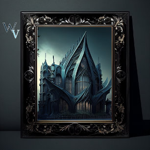 Moderne Gotische Kunst Poster