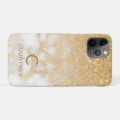 Moderne Goud Marmer Case-Mate iPhone Case (Achterkant (horizontaal))
