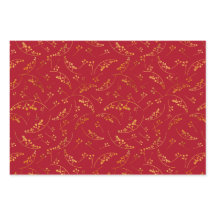 Moderne goudbessen patroon kleurrijke achtergronde