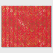 Moderne Gouden Boho Cadeaupapier (Vlak)