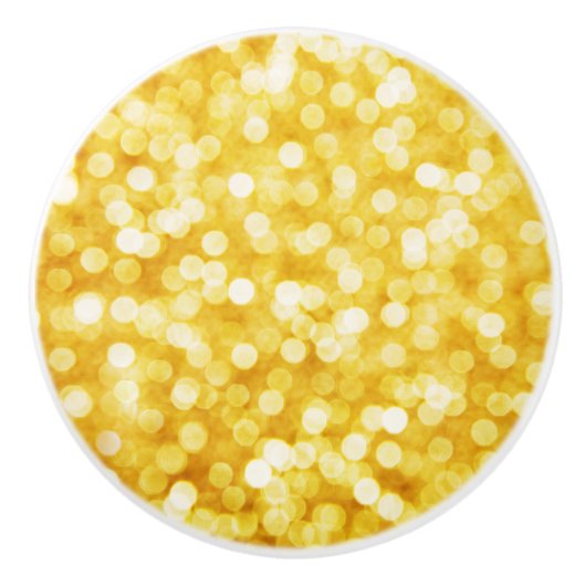 Moderne Gouden Bokeh Keramische Trekknop Keramische Knop (Voorkant)