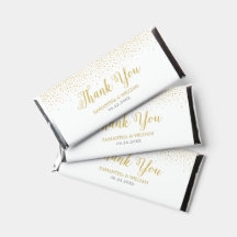 Moderne gouden Confetti bruiloft