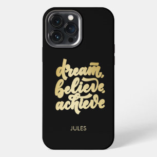 Moderne gouden dromen geloven dat je Motivatie kun iPhone 13 Pro Max Hoesje
