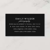 Moderne gouden Ikat | Visitekaartje (Achterkant)