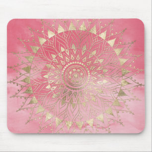 Moderne gouden mandala muismat