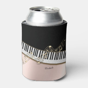 Moderne Gouden Muzieknoden, Pianotoetsen Roze Goud Blikjeskoeler