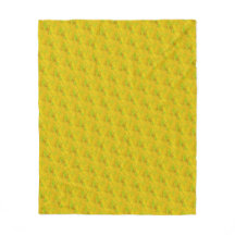 Moderne Gouden Palm Gele Bloempatroon
