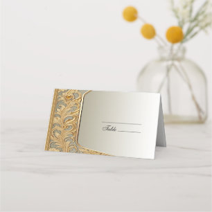 Moderne gouden plaatskaart